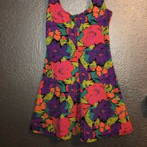 Cute Neon Colored Mini Dress